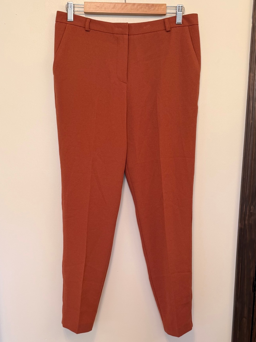 ASOS Rust-Tone High-Waist Trousers